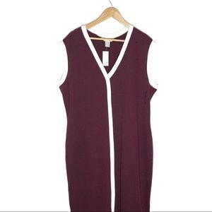 NWT The Avenue Maxi Dress Size 18/20, Maroon